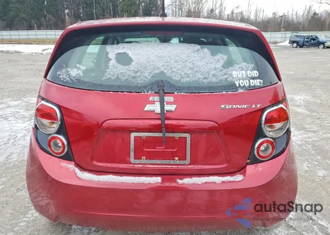 2012 Chevrolet Sonic Lt z USA, uszkodzony, nr VIN 1G1JC6SH2C4128327